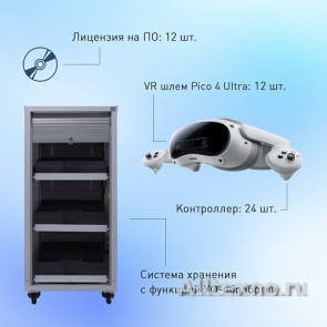 Мобильный класс виртуальной реальности  EDUBLOCK PICO 4U  VR-12 фото